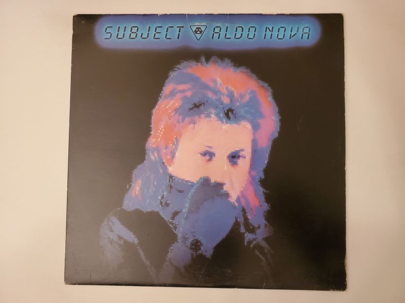 Aldo Nova Subject vinyl record